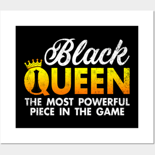 Black Queen T-Shirt African American Women Gift Posters and Art